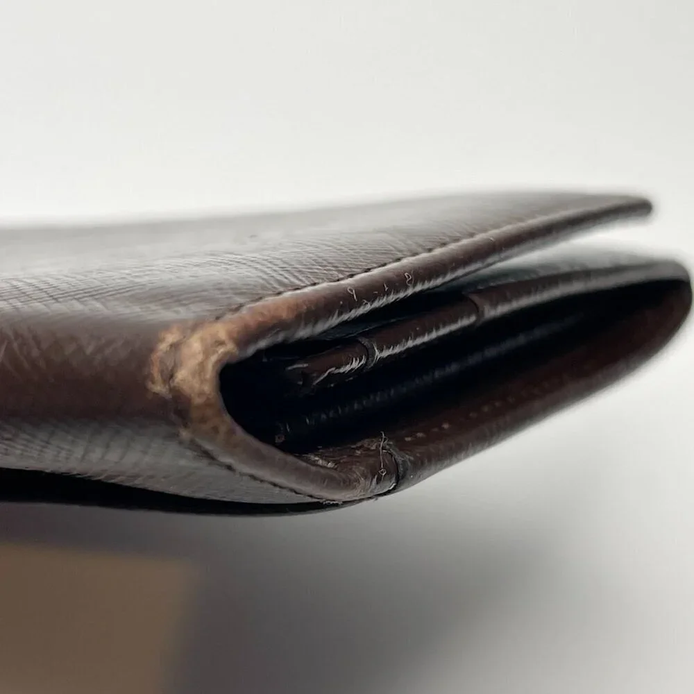 Givenchy Brown Leather Bifold Wallet with ID Pocket - Preowned
